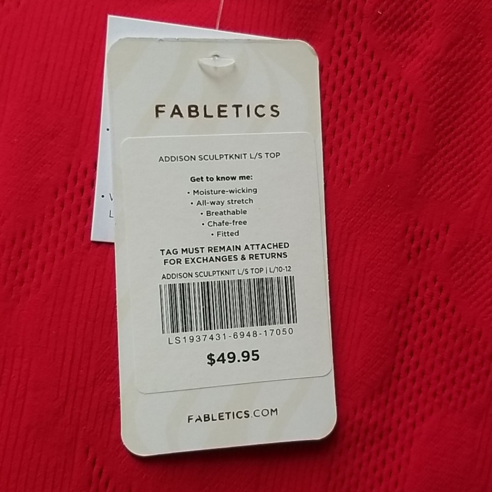 🔮 NWT- ❤HOST PICK❤ - NOT ONLINE/INSTORE - Fabletics Addison Sculpt Knit L/S Top - Picture 8 of 13